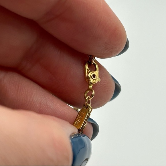 Vintage Monet Twisted Rope Gold Tone Chain 15" with Articulated Tassel Pendant - Picture 10 of 13